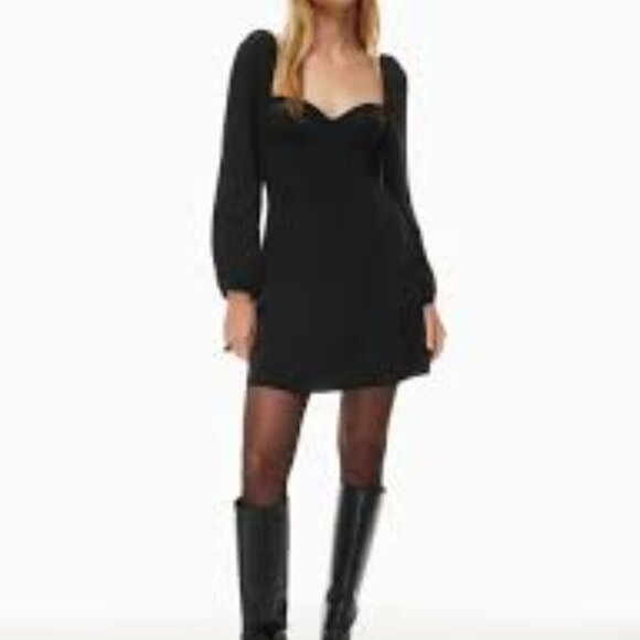 Wilfred Novella Dress in Black - Size 2 - Picture 8 of 11